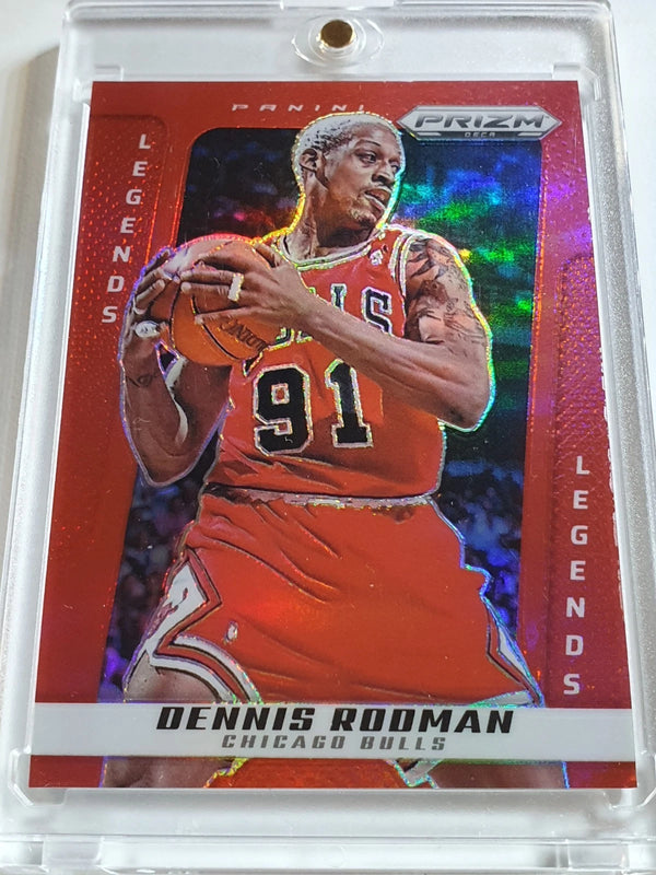 2024 Panini Prizm Deca Dennis Rodman #220 RED /199 Holo - Ready to Grade
