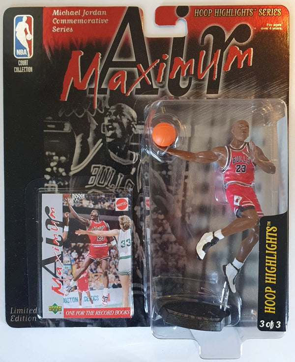 1999 Upper Deck Mattel Michael Jordan Hoops 3 Figurine - Sealed Figure & Card