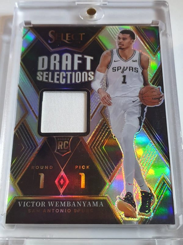 2023 Select Victor Wembanyama Rookie #PATCH Draft Selections Memorabilia - Rare