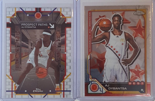 2025 Topps Chrome McDonald's AJ Dybantsa Rookie #PP-7 #7 RC - Ready to Grade