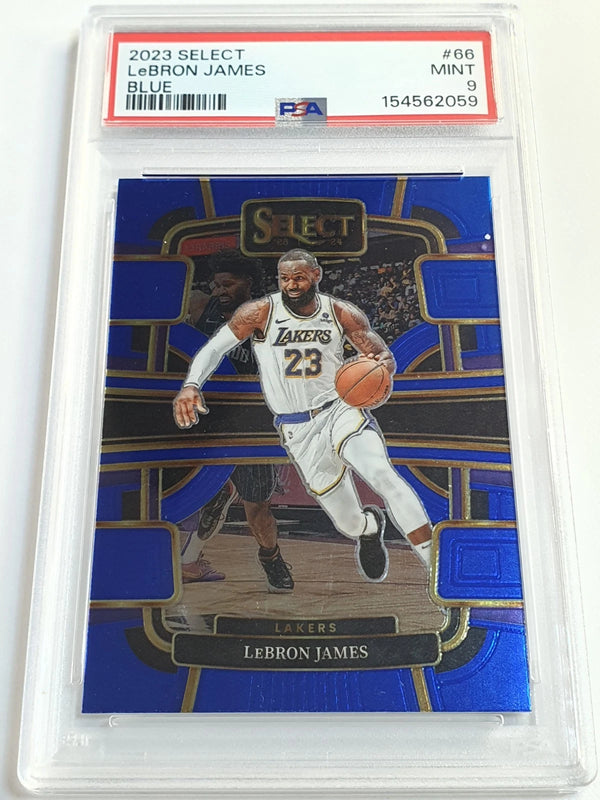 2023 Panini Select LeBron James #66 BLUE Concourse - PSA 9 (POP 19)