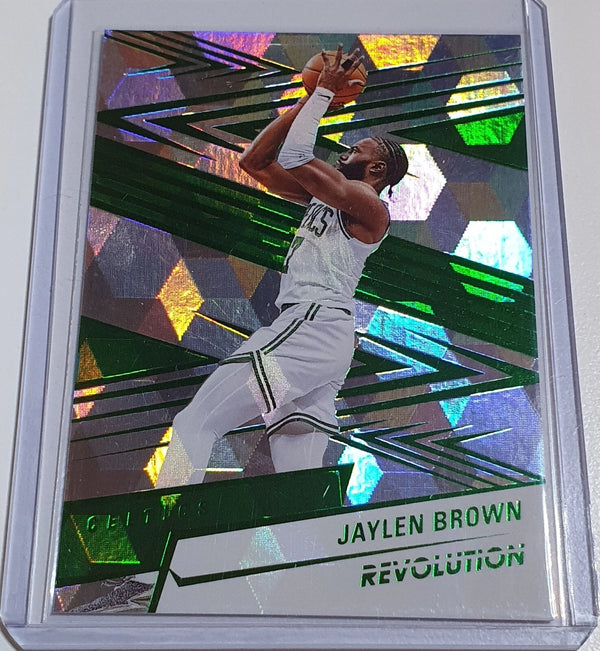2024 Panini Revolution Jaylen Brown #92 CUBIC /50 Holo - Ready to Grade