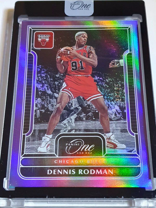 2022 Panini One and One Dennis Rodman #165 PURPLE /25 Holo - Factory Sealed