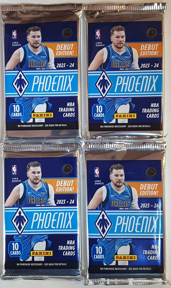 Lot of 4 x 2023-24 Panini Phoenix Basketball MEGA Packs - Pull Wembanyama RC?