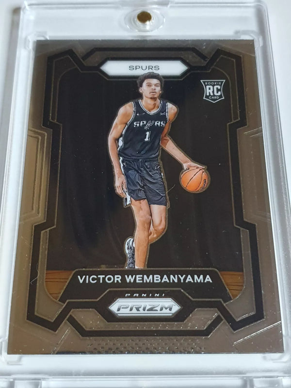 2023 Panini Prizm Victor Wembanyama Rookie #136 RC - Ready to Grade (Mint)