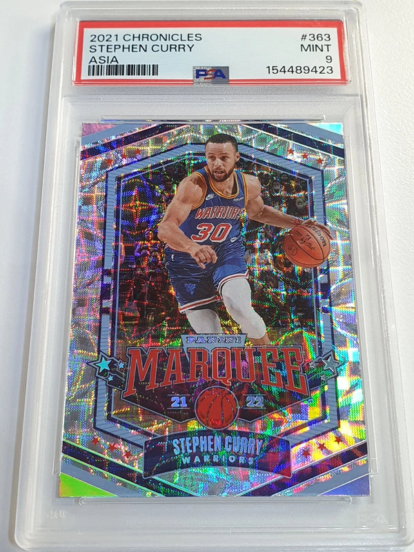 2021 Panini Chronicles Stephen Curry #363 ASIA Holo Marquee - PSA 9 (POP 1)