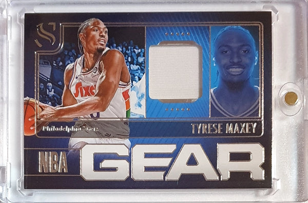 2024 Panini Silhouette Tyrese Maxey #PATCH Game Worn Jersey - Ready to Grade