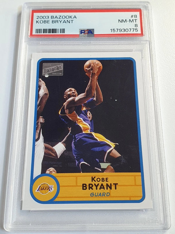 2003 Topps Bazooka Kobe Bryant #8 - PSA 8 (POP 36)