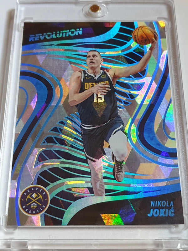 2022 Panini Revolution Nikola Jokic #92 CUBIC /60 Holo - Ready to Grade