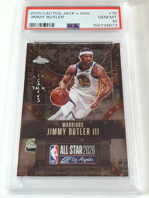 2025 Topps Chrome Jimmy Butler #19 Cactus Jack All Star Game - PSA 10 (POP 8)