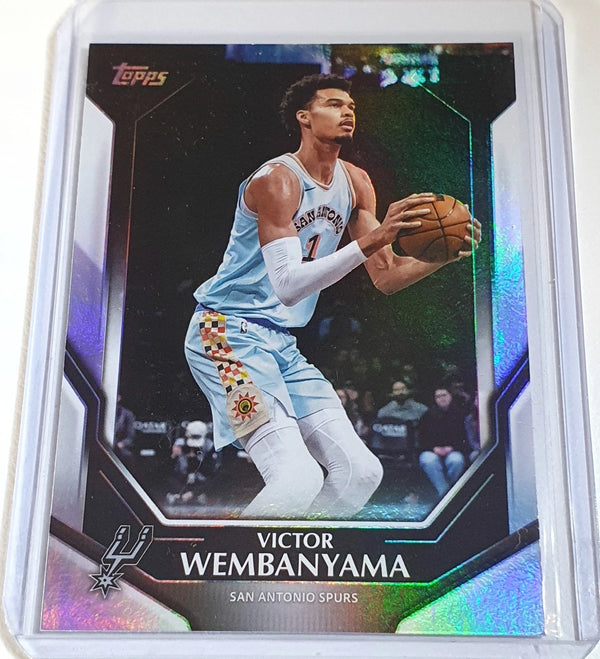 2025 Topps Collector Kit Victor Wembanyama #NBA-7 HOLO - Ready to Grade
