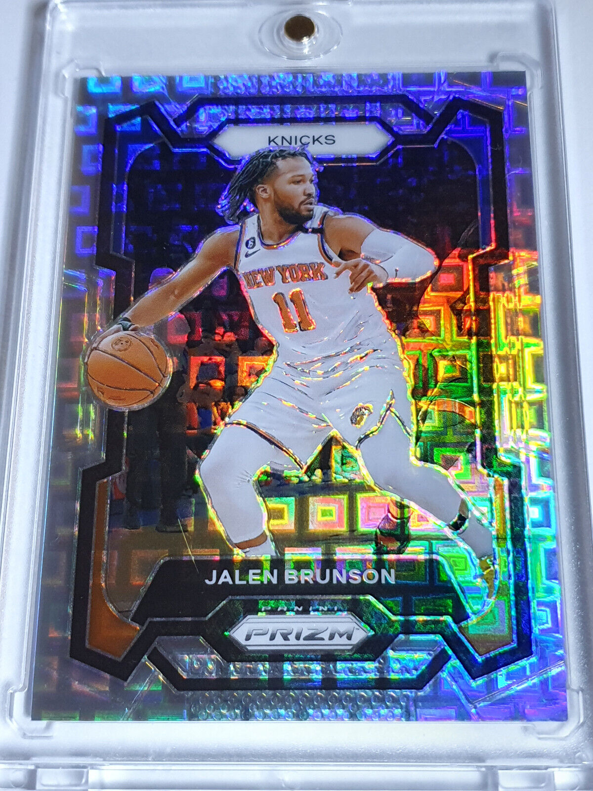 Jalen Brunson popular EXTREMELY RARE MUST SEE White Holo