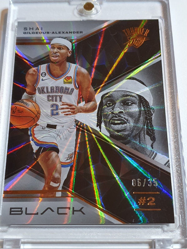 2022 Panini Black Shai Gilgeous-Alexander #47 COPPER /35 Prizm - Ready to Grade
