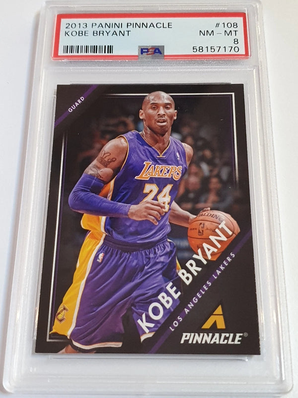 2013 Panini Pinnacle Kobe Bryant #108 - PSA 8 (POP 35)