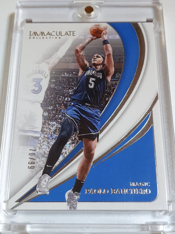 2023 Panini Immaculate Paolo Banchero #56 SILVER /99 Action Edition - Rare
