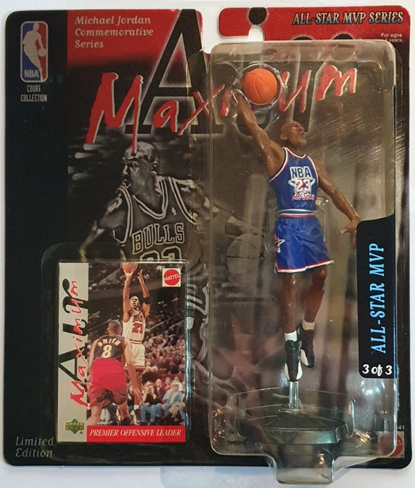 1999 Upper Deck Mattel Michael Jordan All-Star MVP 3 - Sealed Figure & Card