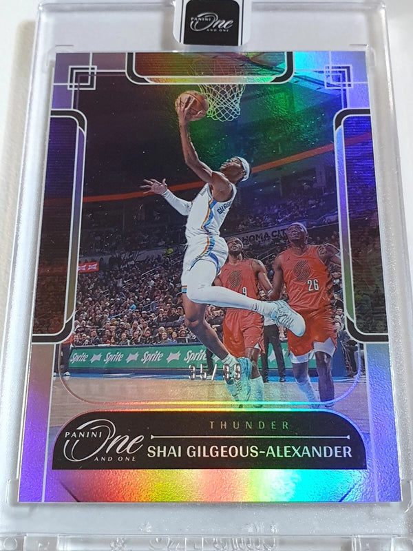 2023 Panini One and One Shai Gilgeous-Alexander #39 HOLO /99 - Factory Sealed