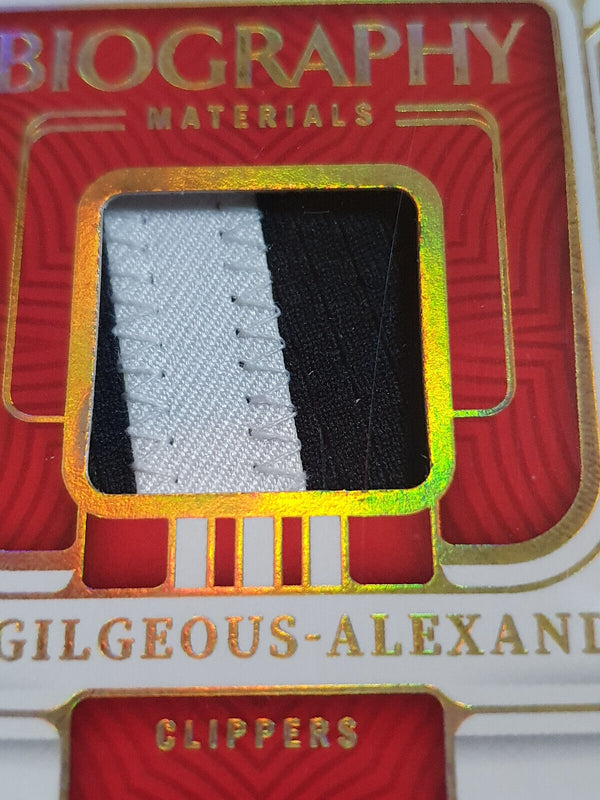 2022 National Treasures Shai Gilgeous-Alexander PRIME #PATCH GOLD /25 Jersey