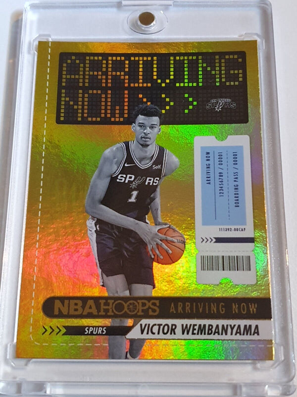 2023 Panini NBA Hoops Victor Wembanyama #26 HOLO Arriving Now - Rare