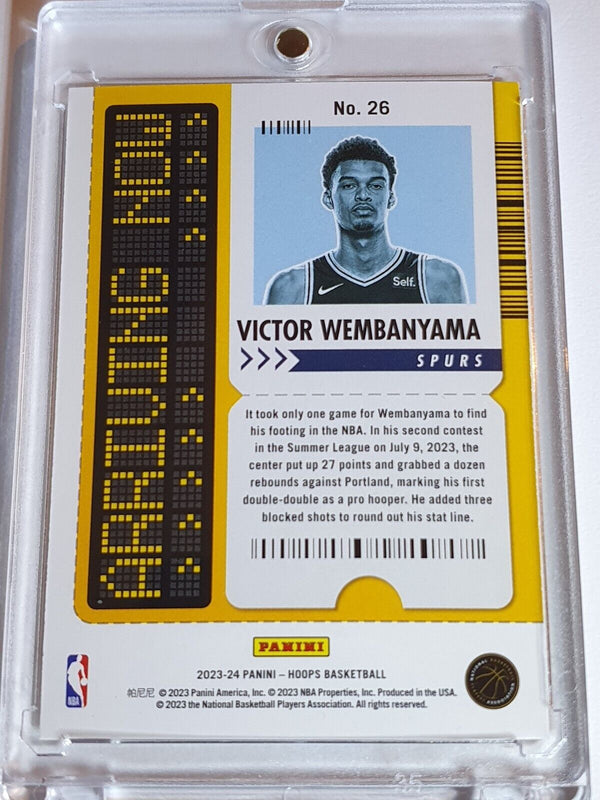 2023 Panini NBA Hoops Victor Wembanyama #26 HOLO Arriving Now - Rare