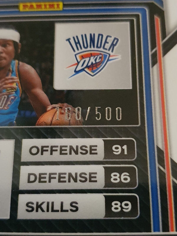 2022 Prizm Monopoly Shai Gilgeous-Alexander #62 GOLD SHIMMER /500 Holo - Rare