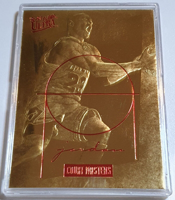 1997 Fleer Michael Jordan 23K GOLD 1996-97 Fleer Ultra - Ready to Grade