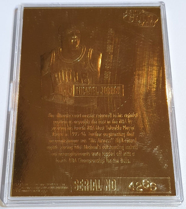 1997 Fleer Michael Jordan 23K GOLD 1996-97 Fleer Ultra - Ready to Grade