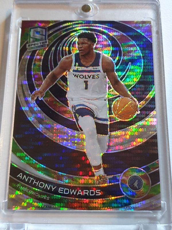 2022 Panini Spectra Anthony Edwards #81 CELESTIAL /149 Holo - Ready to Grade