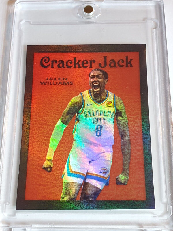 2023 Cracker Jack Jalen Williams BLACK /5 Refractor Ball Players Holo - Rare