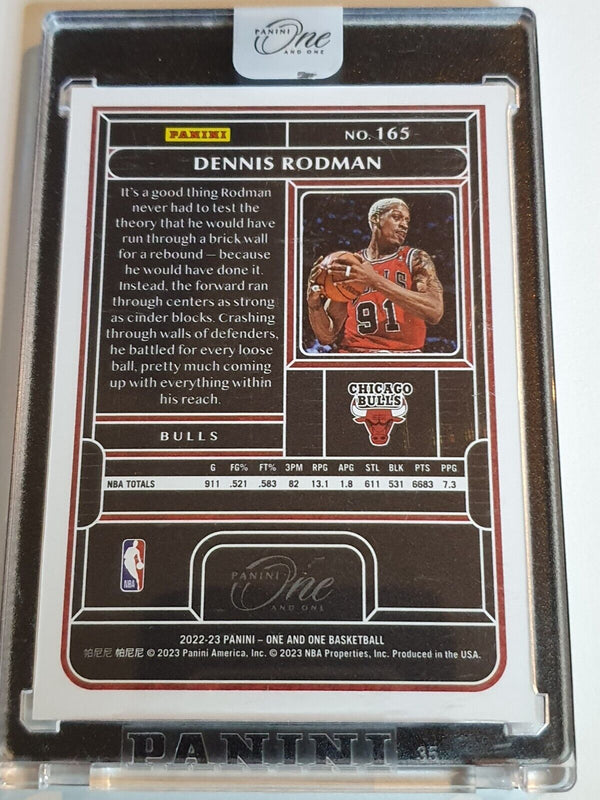 2022 One and One Dennis Rodman #165 HOLO /99 - Panini Factory Sealed