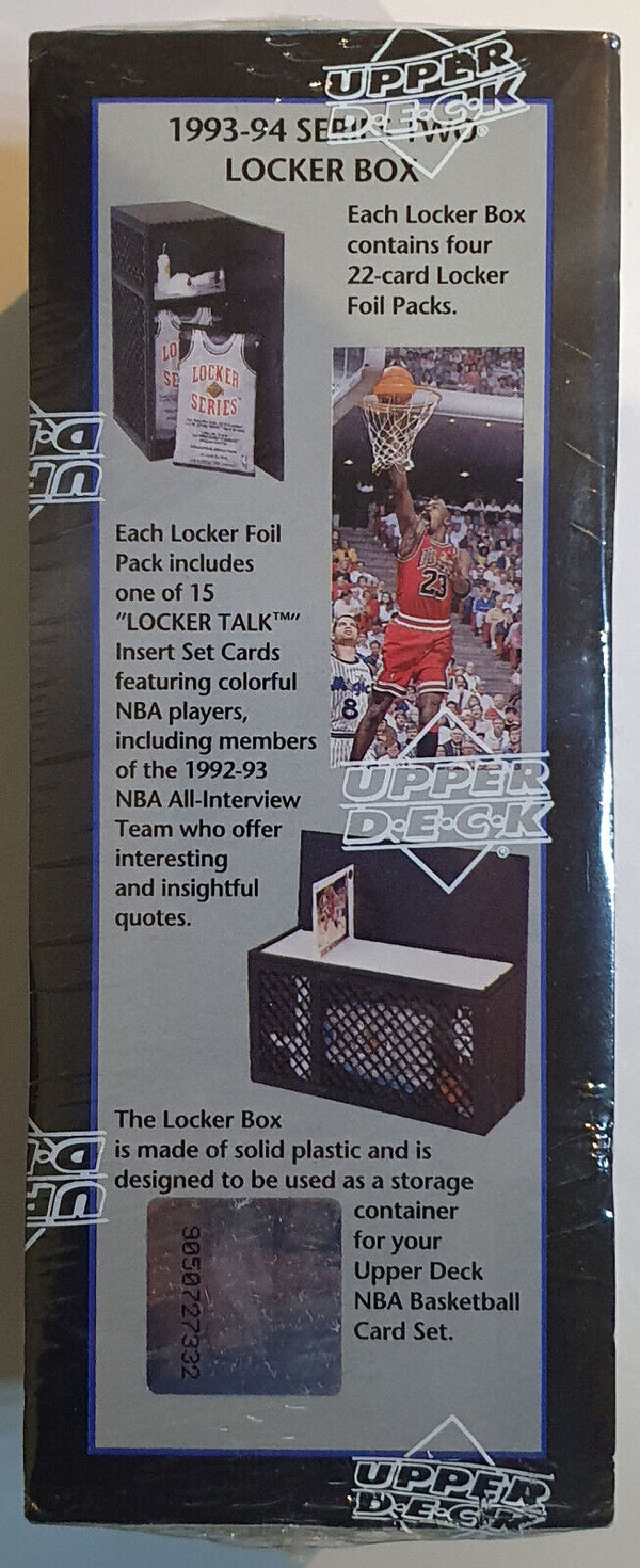 1993-94 Upper Deck NBA Basketball Series 2 Locker Series Box - Factory Sealed