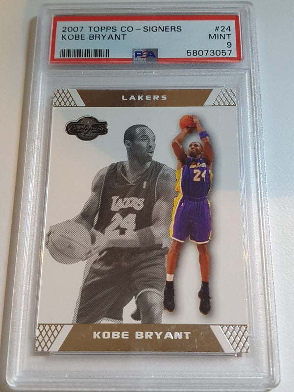 2007 Topps Co-Signers Kobe Bryant #24 - PSA 9 (POP 14)