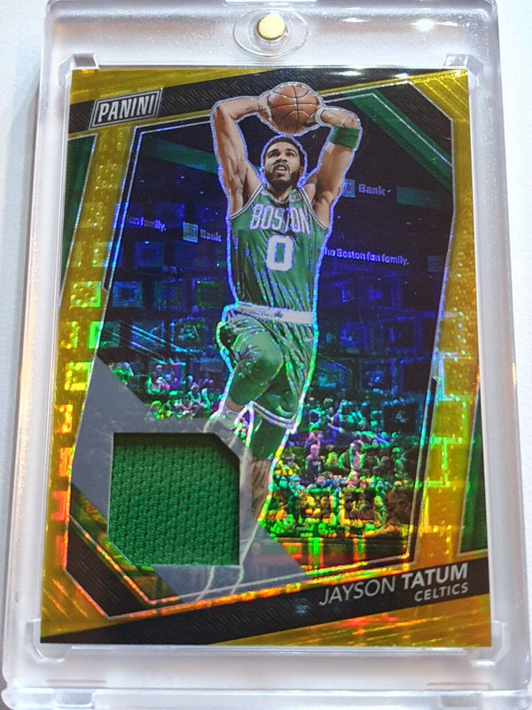 2023 Panini The National VIP Jayson Tatum #30 GOLD /10 Game Worn Jersey - Rare