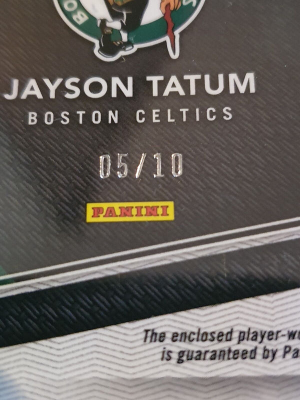 2023 Panini The National VIP Jayson Tatum #30 GOLD /10 Game Worn Jersey - Rare