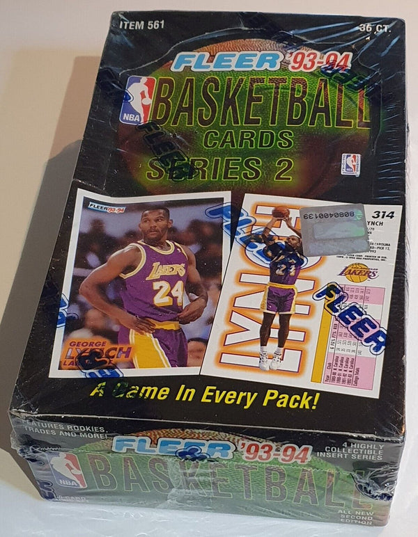 1993-94 Fleer NBA Basketball Series 2 Box - Factory Sealed