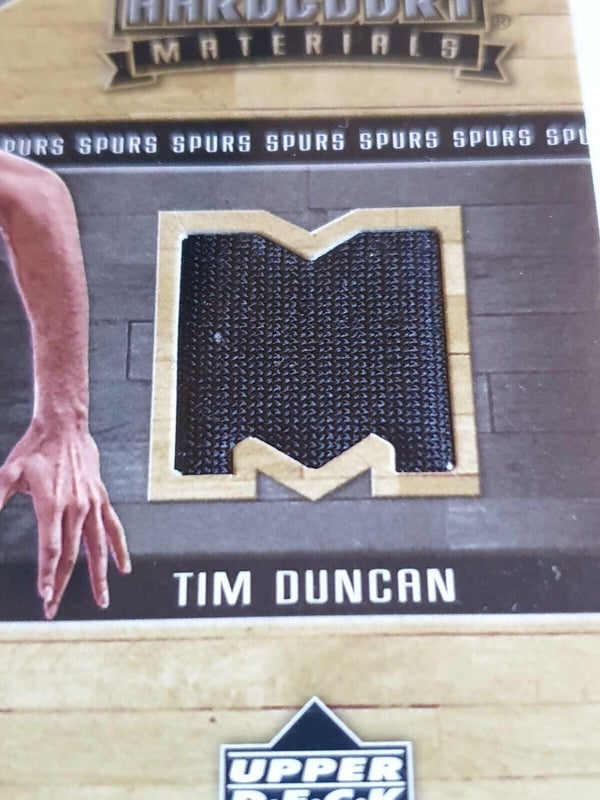 2006 Upper Deck Hardcourt Tim Duncan #PATCH Game Worn Jersey - Ready to Grade
