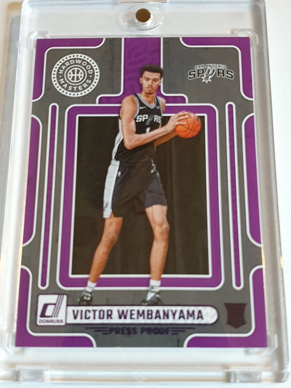 2023 Panini Donruss Victor Wembanyama Rookie #3 PURPLE Edition RC - Rare