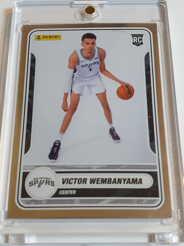 2023 Panini Sticker Cards Victor Wembanyama Rookie #96 SILVER RC Ready to Grade