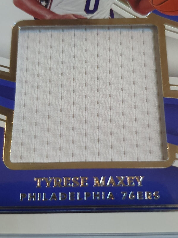 2022 Panini Immaculate Collection Tyrese Maxey #PATCH /99 Game Worn Jersey