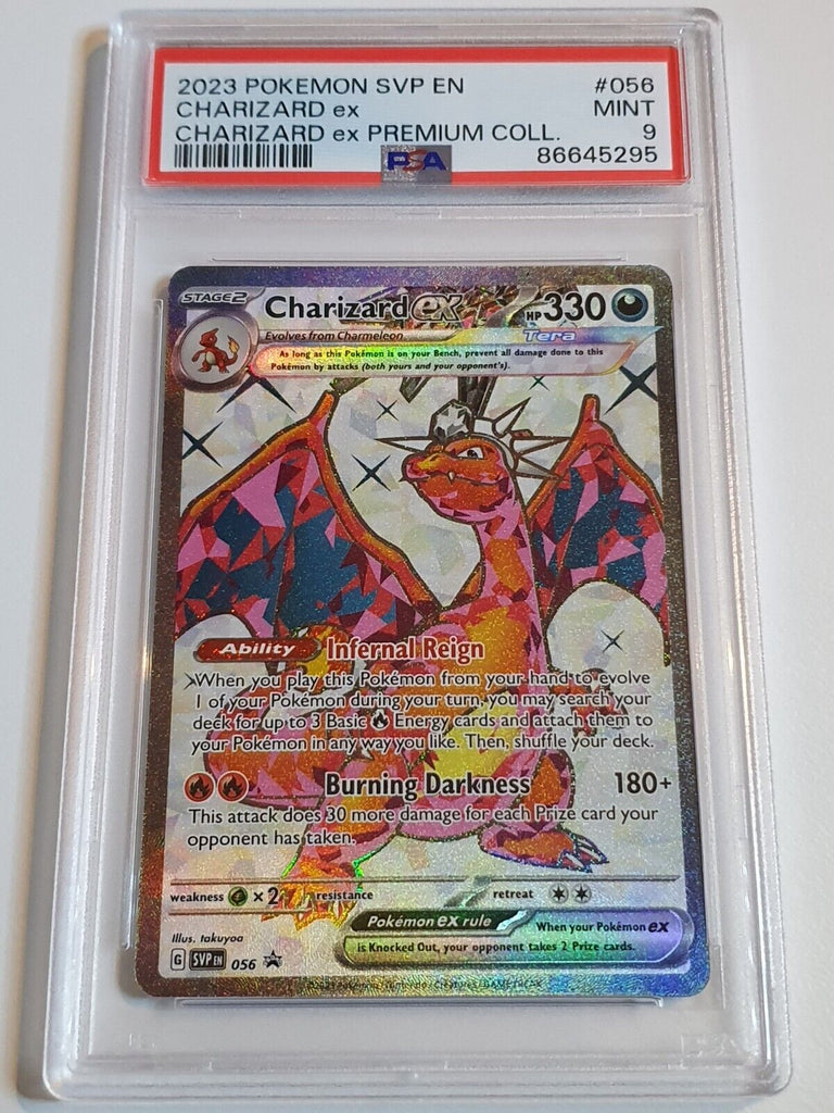 2023 Pokemon SVP EN Charizard EX 056 Black Star Promo Premium Collecti –  Perfect Edges Cards