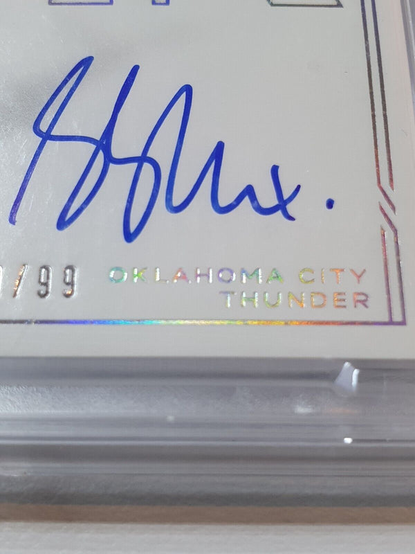 2020 Noir Shai Gilgeous-Alexander AUTO /99 Shadow Signature - PSA 9 (POP 2)