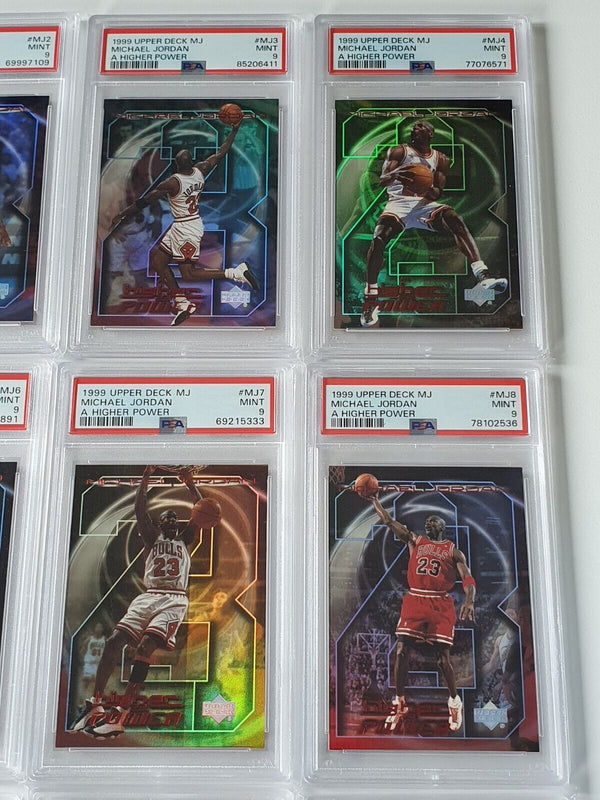 1999 Upper Deck Michael Jordan A Higher Power COMPLETE SET of 12 - PSA 9 (ALL)