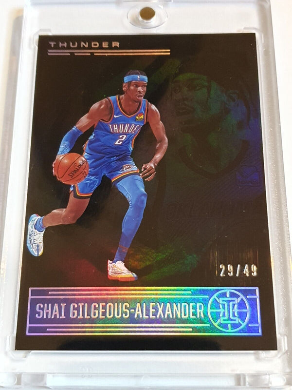 2020 Illusions Shai Gilgeous-Alexander #35 BLACK /49 Trophy Collection - Rare