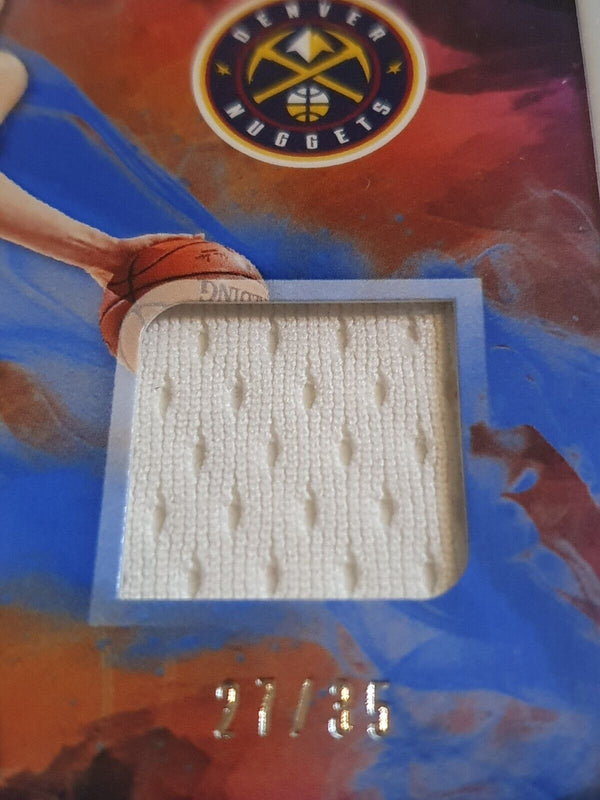 2019 Panini Origins Nikola Jokic #PATCH BLUE /35 Game Worn Jersey - Rare