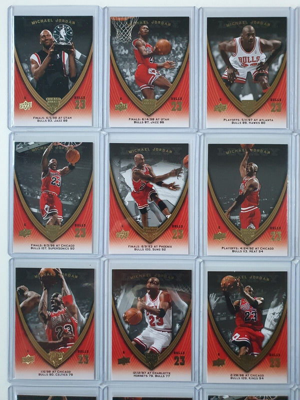 Lot of 24 x 2008 Upper Deck Michael Jordan Legacy - Good Condition