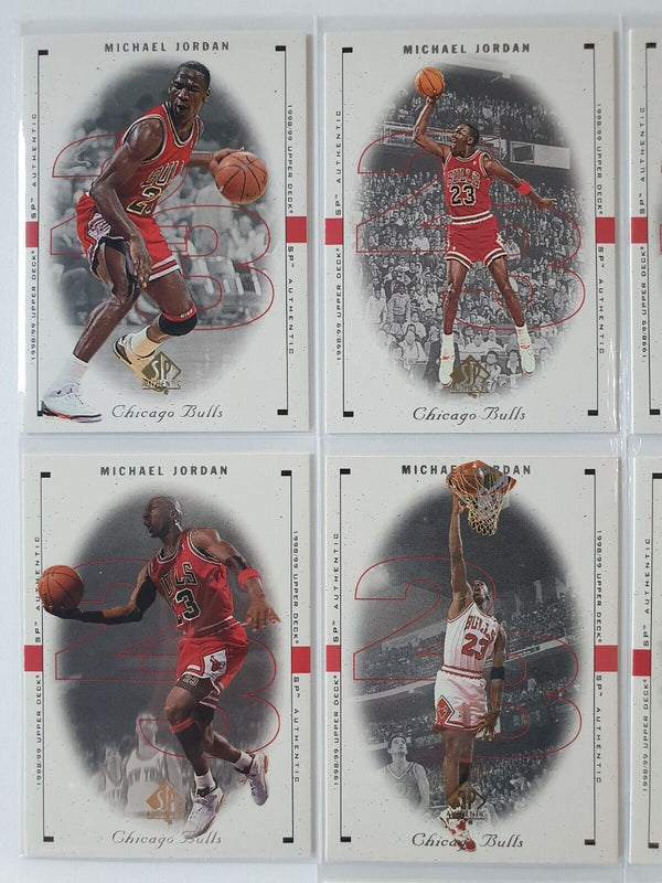 1998 Upper Deck SP Authentic Michael Jordan COMPLETE SET of 10 - Rare