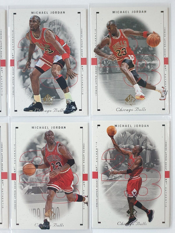 1998 Upper Deck SP Authentic Michael Jordan COMPLETE SET of 10 - Rare