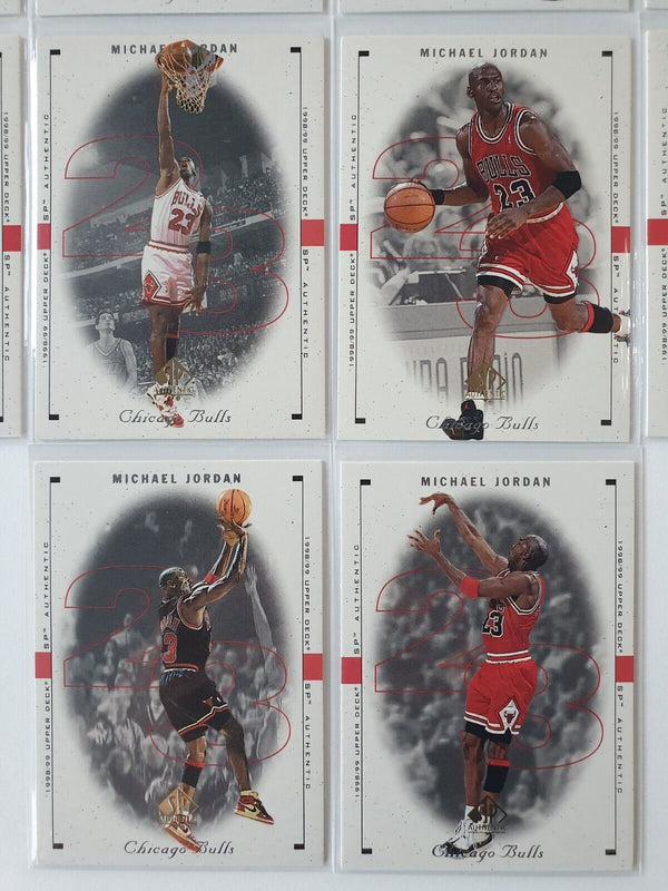 1998 Upper Deck SP Authentic Michael Jordan COMPLETE SET of 10 - Rare