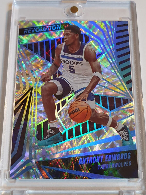 2023 Panini Revolution Anthony Edward #43 FUTURE FRAME /60 Holo - Ready to Grade
