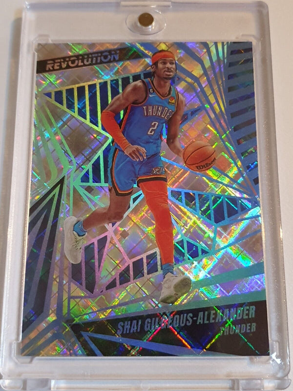 2023 Panini Revolution Shai Gilgeous-Alexander #76 COSMIC /99 Holo - Rare